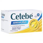 Cetebe Abwehr plus Vitamin C + Vitamin D3 + Zink Kapseln – PZN 2411150
 из немецкой аптеки