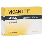 Vigantol 500 I.E. Vitamin D3 – PZN 13155661
 из немецкой аптеки