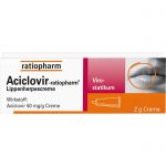 ACICLOVIR-ratiopharm Lippenherpescreme 2 g из немецкой аптеки
