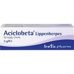 ACICLOBETA Lippenherpes Creme 2 g из немецкой аптеки
