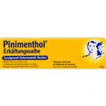 PINIMENTHOL Erkltungssalbe Eucal./Kiefern./Menth. 50 g из немецкой аптеки