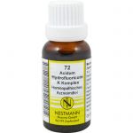 ACIDUM HYDROFLUORICUM K Komplex Nr.72 Dilution 20 ml из немецкой аптеки
