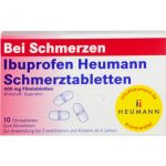 IBUPROFEN Heumann Schmerztabletten 400 mg 10 St из немецкой аптеки