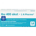 IBU 400 akut-1A Pharma Filmtabletten 20 St из немецкой аптеки
