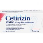 CETIRIZIN STADA 10 mg Filmtabletten 50 St из немецкой аптеки
