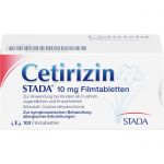 CETIRIZIN STADA 10 mg Filmtabletten 100 St из немецкой аптеки
