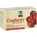 CRANBERRY ACEROLA Baders Filterbeutel 20 St из немецкой аптеки