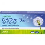CETIDEX 10 mg Filmtabletten 50 St из немецкой аптеки