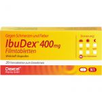 IBUDEX 400 mg Filmtabletten 20 St из немецкой аптеки