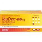 IBUDEX 400 mg Filmtabletten 50 St из немецкой аптеки