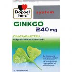 DOPPELHERZ Ginkgo 240 mg system Filmtabletten 30 St из немецкой аптеки