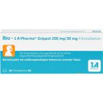 IBU-1A Pharma Grippal 200 mg/30 mg Filmtabletten 20 St из немецкой аптеки