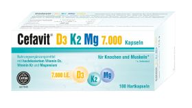 Cefavit® D3 K2 Mg 7.000 100 St из немецкой аптеки