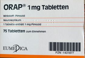 ORAP 1MG, 75 ST – PZN 8875347 из немецкой аптеки