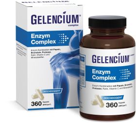 GELENCIUM® Enzym Complex hochdosiert mit Bromelain 360 St из немецкой аптеки