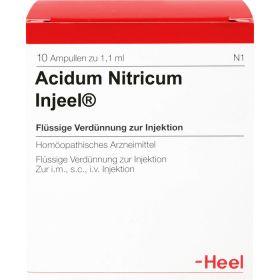 ACIDUM NITRICUM INJEEL Ampullen 10 St – PZN 7580 из немецкой аптеки