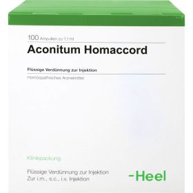 ACONITUM HOMACCORD Ampullen 100 St – PZN 10398 из немецкой аптеки