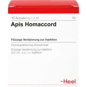 APIS HOMACCORD Ampullen 10 St – PZN 59476 из немецкой аптеки