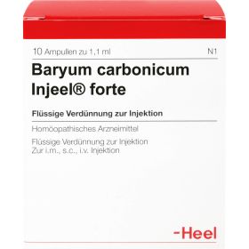 BARYUM carbonicum Injeel forte Ampullen 10 St – PZN 107270 из немецкой аптеки