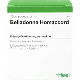 BELLADONNA HOMACCORD Ampullen 10 St – PZN 113460 из немецкой аптеки