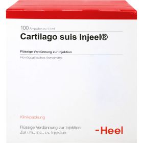 CARTILAGO suis Injeel Ampullen 100 St – PZN 181208 из немецкой аптеки