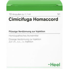 CIMICIFUGA HOMACCORD Ampullen 10 St – PZN 215568 из немецкой аптеки