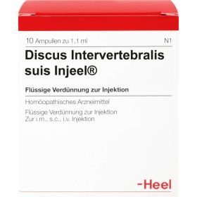DISCUS INTERVERTEBRALIS suis Injeel Ampullen 10 St – PZN 290038 из немецкой аптеки