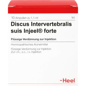 DISCUS INTERVERTEBRALIS suis Injeel forte Ampullen 10 St – PZN 290073 из немецкой аптеки