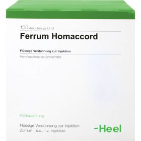 FERRUM HOMACCORD Ampullen 100 St – PZN 379904 из немецкой аптеки