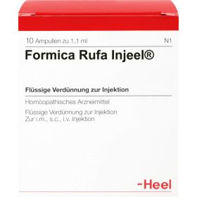 FORMICA RUFA INJEEL Ampullen 10 St – PZN 392365 из немецкой аптеки