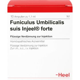 FUNICULUS UMBILICALIS suis Injeel forte Ampullen 10 St – PZN 401727 из немецкой аптеки