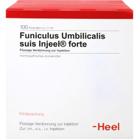 FUNICULUS UMBILICALIS suis Injeel forte Ampullen 100 St – PZN 401756 из немецкой аптеки