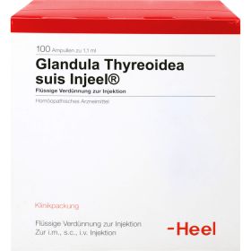 GLANDULA THYREOIDEA suis Injeel Ampullen 100 St – PZN 421339 из немецкой аптеки