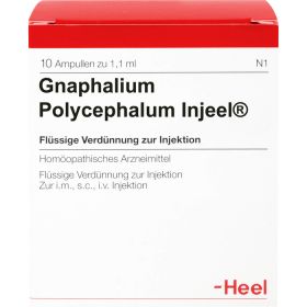 GNAPHALIUM POLYCEPHALUM INJEEL Ampullen 10 St – PZN 428235 из немецкой аптеки