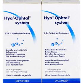 HYA-OPHTAL system Augentropfen 2X15 ml – PZN 550427 из немецкой аптеки
