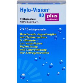 HYLO-VISION HD Plus Augentropfen 2X15 ml – PZN 660475 из немецкой аптеки