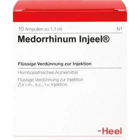 MEDORRHINUM Injeel Ampullen 10 St – PZN 663769 из немецкой аптеки