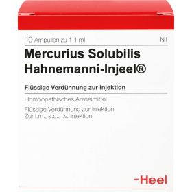 MERCURIUS SOLUBILIS INJEEL Hahnemanni Ampullen 10 St – PZN 671852 из немецкой аптеки