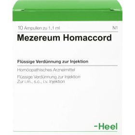 MEZEREUM HOMACCORD Ampullen 10 St – PZN 675353 из немецкой аптеки