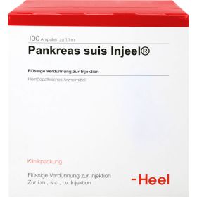 PANKREAS SUIS Injeel Ampullen 100 St – PZN 762342 из немецкой аптеки