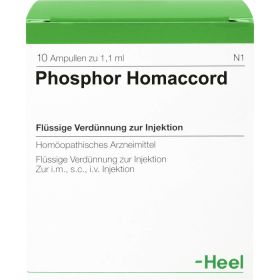 PHOSPHOR HOMACCORD Ampullen 10 St – PZN 807464 из немецкой аптеки