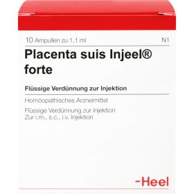 PLACENTA SUIS Injeel forte Ampullen 10 St – PZN 815044 из немецкой аптеки