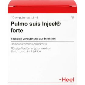 PULMO SUIS Injeel forte Ampullen 10 St – PZN 845683 из немецкой аптеки