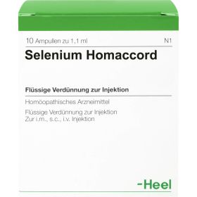 SELENIUM HOMACCORD Ampullen 10 St – PZN 927783 из немецкой аптеки