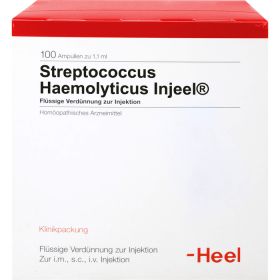 STREPTOCOCCUS HAEMOLYTICUS Injeel Ampullen 100 St – PZN 978059 из немецкой аптеки