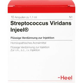 STREPTOCOCCUS VIRIDANS Injeel Ampullen 10 St – PZN 978993 из немецкой аптеки