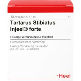 TARTARUS STIBIATUS INJEEL forte Ampullen 10 St – PZN 1005809 из немецкой аптеки