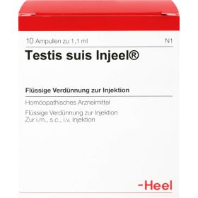 TESTIS SUIS Injeel Ampullen 10 St – PZN 1014091 из немецкой аптеки