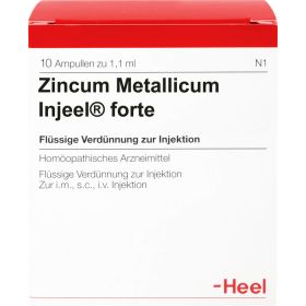 ZINCUM METALLICUM INJEEL forte Ampullen 10 St – PZN 1149649 из немецкой аптеки