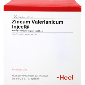 ZINCUM VALERIANICUM INJEEL Ampullen 100 St – PZN 1150026 из немецкой аптеки